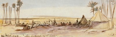 ベルベイス近郊 作： Edward Lear