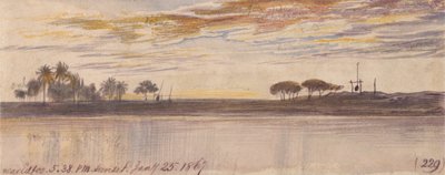 エドフ近郊 作： Edward Lear