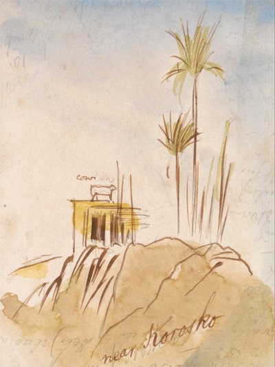 コロスコ近郊 作： Edward Lear