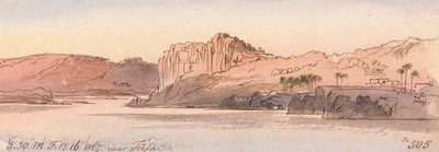 タファ付近、1867年2月16日午後5時50分（505A） 作： エドワード・リア