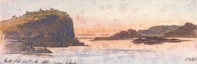 タファ付近、1867年2月16日 18時10分 (508) 作： Edward Lear