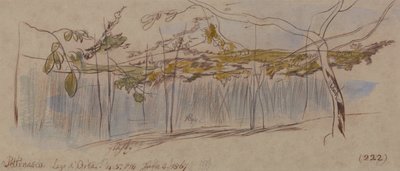 ペテナスコ、オルタ湖 作： Edward Lear