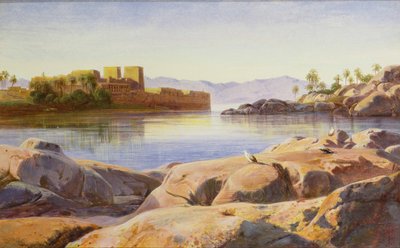 ナイル川のフィラエ 作： Edward Lear