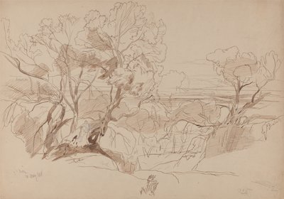 サンタ・デッカ、コルフ、1848年5月28日 (126) 作： Edward Lear