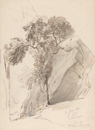 シラクーサ、1847年6月12日 作： Edward Lear