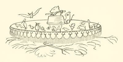 クァングル・ワングルの帽子（彫刻 作： Edward Lear