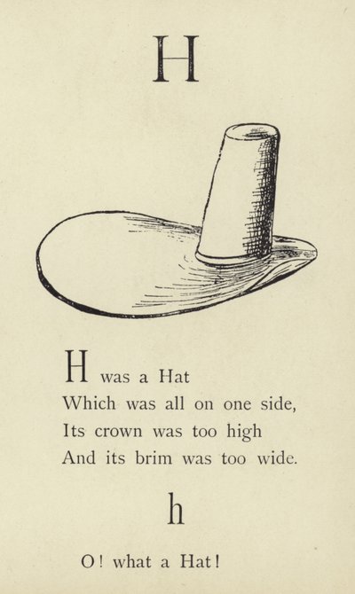 文字H 作： Edward Lear