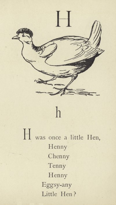 文字H 作： Edward Lear