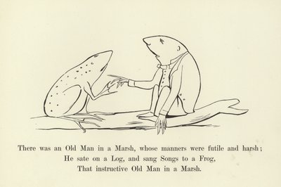 沼地に老人がいて、そのマナーは無益で厳しい 作： Edward Lear