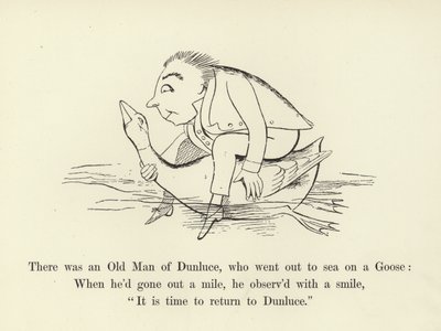 ガチョウで海に出たダンルースの老人がいました 作： Edward Lear