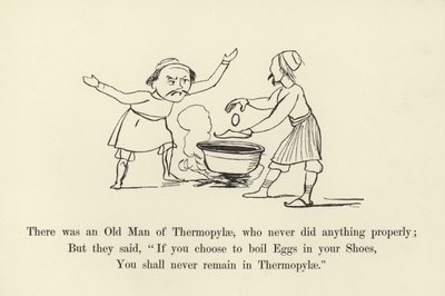 テルモピュライの老人がいて、適切に何もしなかった 作： Edward Lear