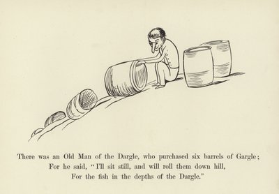 ガーグルを6バレル購入したダーグルの老人がいた 作： Edward Lear