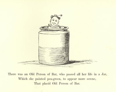 瓶で生涯を過ごした老人の酒場がありました 作： Edward Lear