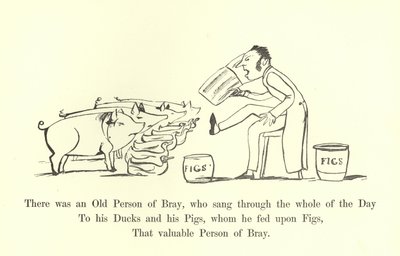 ブレイの老人が一日中歌いました 作： Edward Lear