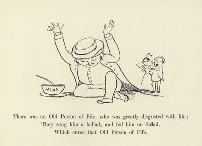 人生に大いにうんざりしているファイフの老人がいました 作： Edward Lear