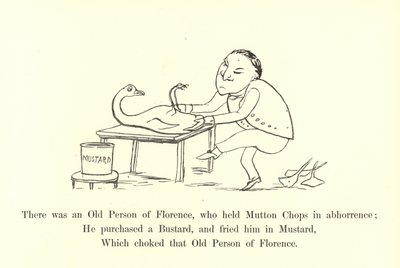 フィレンツェの老人がいて、マトンチョップスを嫌悪していた 作： Edward Lear