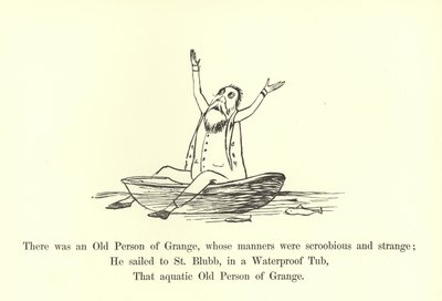 グランジの老人がいて、その作法は陰険で奇妙でした 作： Edward Lear
