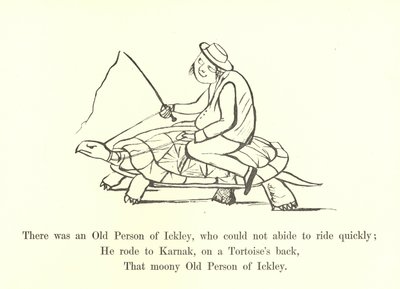 IckleyのOld Personがいて、素早く乗ることができなかった 作： Edward Lear