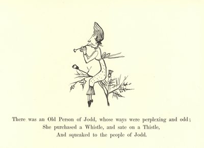 ジョッドの老人がいて、その方法は困惑していて奇妙でした 作： Edward Lear