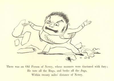 ニューマリーの老人がいて、そのマナーは怒りで彩られていました 作： Edward Lear