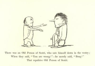 セストリの老人がいました。 作： Edward Lear