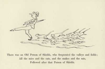 谷と野原を頻繁に訪れた盾の老人がいました 作： Edward Lear