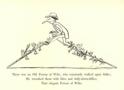 常に高床式の上を歩くウィルトの老人がいました 作： Edward Lear