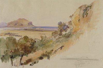 パレルモの近くを見る 作： Edward Lear