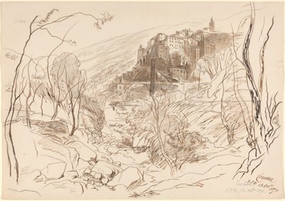 チェリアーナの眺め 作： Edward Lear