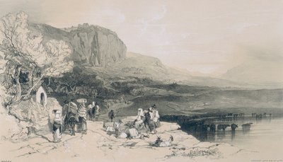 ローマとその周辺の景色：ノルバの景色 作： Edward Lear