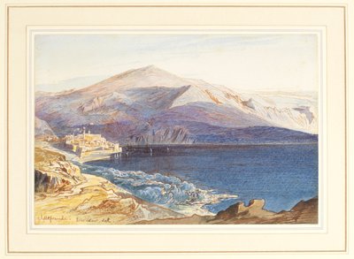 ヴィルフランシュシュルメール、19世紀 作： Edward Lear