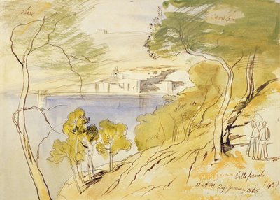 ヴィルフランシュ 作： Edward Lear