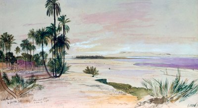 ワディアルヘ、1867年2月3日 作： Edward Lear