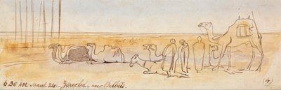 ゼレーバ、ベルベイス近郊 作： Edward Lear