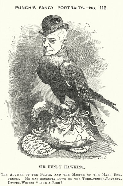 パンチ・カートゥーンヘンリー・ホーキンス卿 作： Edward Linley (after) Sambourne