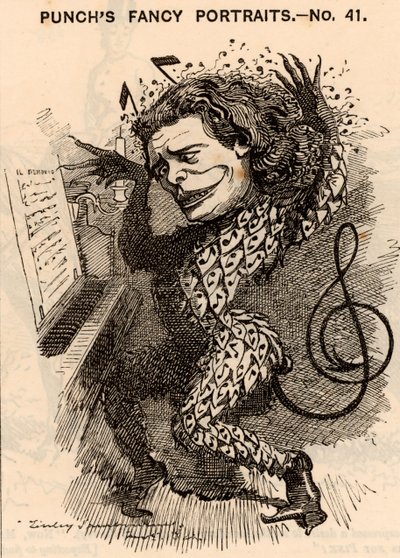 アントン・ルーベンシュタイン（1829-1894 作： Edward Linley Sambourne