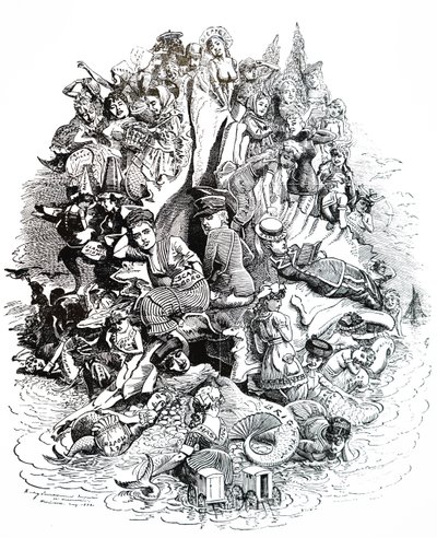 イギリスの海辺のリゾート地 作： Edward Linley Sambourne
