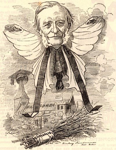 ジョージ・グランビル・ブラッドリーの風刺画 作： Edward Linley Sambourne
