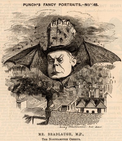 チャールズ・ブラッドロー（1833-1891 作： Edward Linley Sambourne