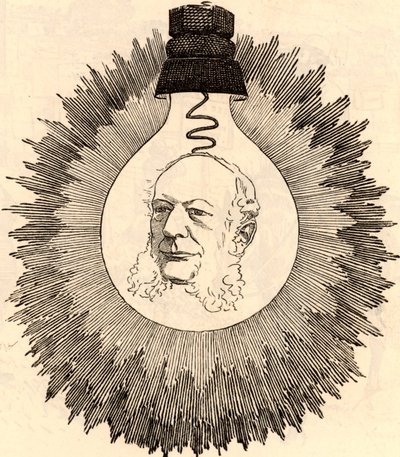 チャールズ・ウィリアム・シーメンス（1823-1883 作： Edward Linley Sambourne