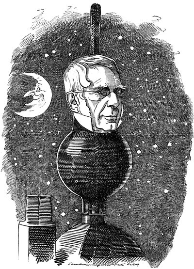 ジョージビッデルエアリー1801-1892、イギリスの天文学者、地球物理学者、1883年 作： Edward Linley Sambourne