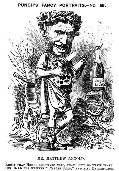 マシューアーノルド1822-1888、イギリスの詩人、批評家、教育家、1881年 作： Edward Linley Sambourne