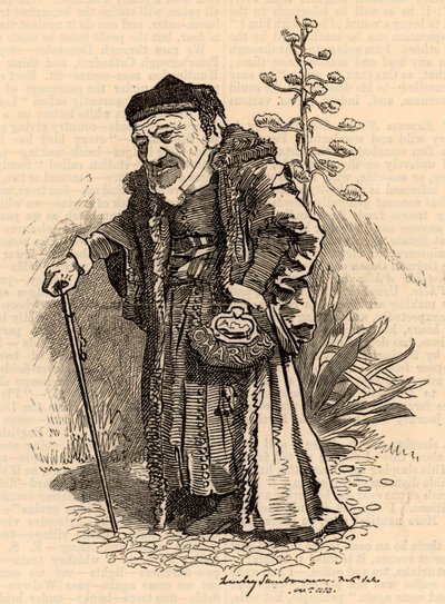 モーゼス・モンテフィオーレ（1784-1885 作： Edward Linley Sambourne