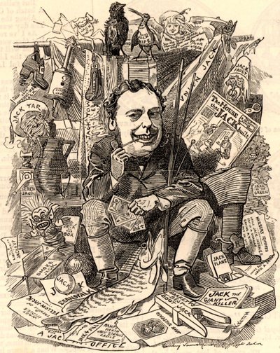 ジョン・ホルカーの肖像 作： Edward Linley Sambourne
