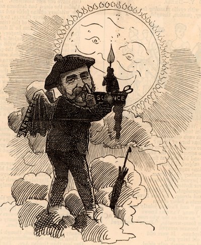 ジョセフ・ノーマン・ロッキーアの肖像 作： Edward Linley Sambourne