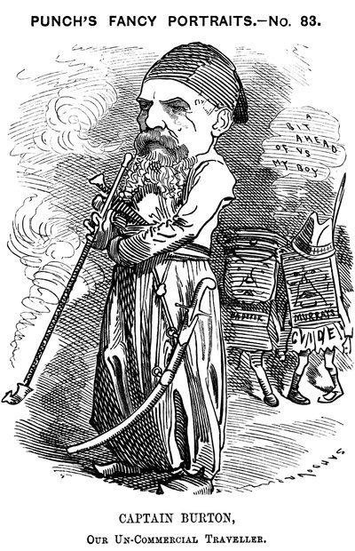 リチャードフランシスバートン、英語の探検家および東洋学者、1882年 作： Edward Linley Sambourne