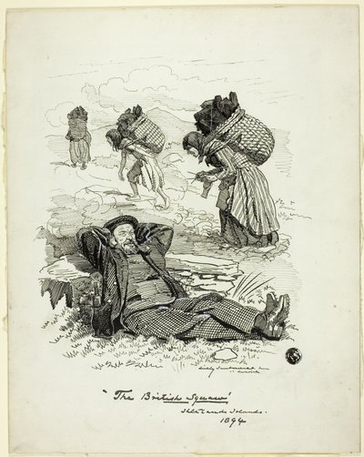 ブリティッシュ・スクー、シェトランド諸島 作： Edward Linley Sambourne