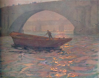 ウォータールー橋、c1910 作： Edward Louis Lawrenson