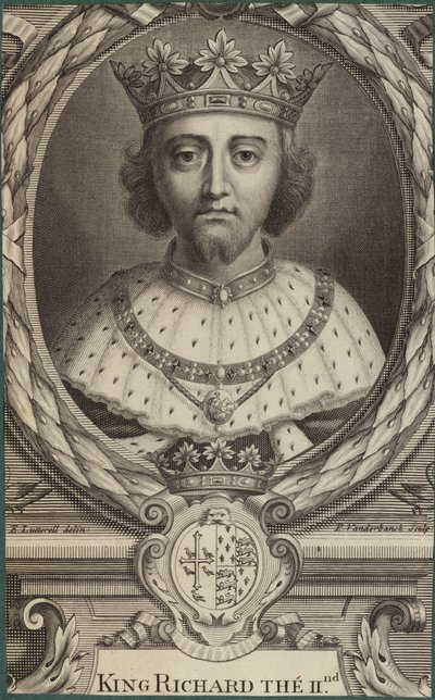 イギリスのリチャード二世の肖像 作： Edward Lutterell