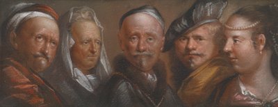 レンブラント以降の5頭の研究 作： Edward Luttrell
